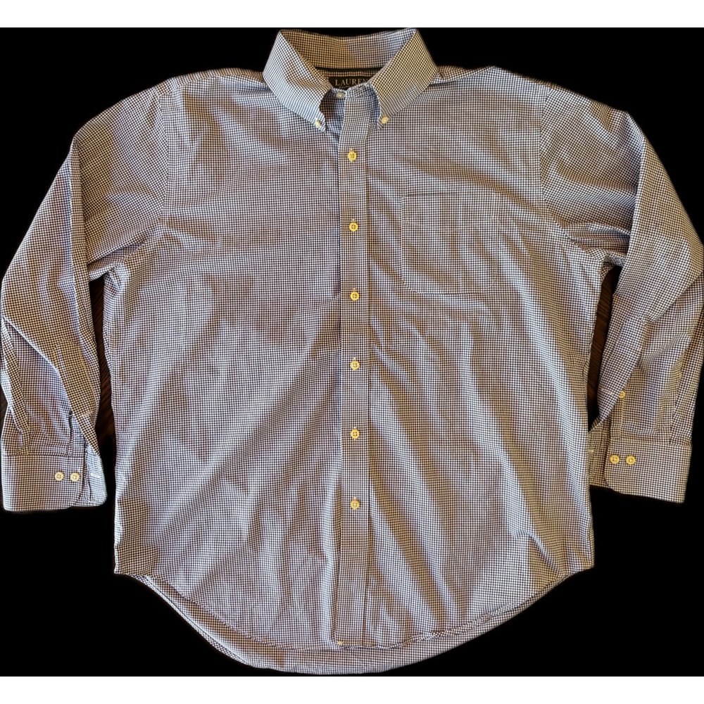 Lauren Ralph Lauren Classic‎ Fit Non-Iron Gingham Shirt - Size 16 ½ (32/33)